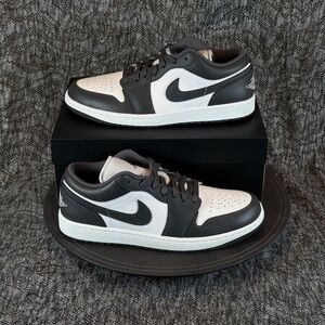 Nike Air Jordan 1 Low Sneakers Men's 10 Iron Grey / Summit White